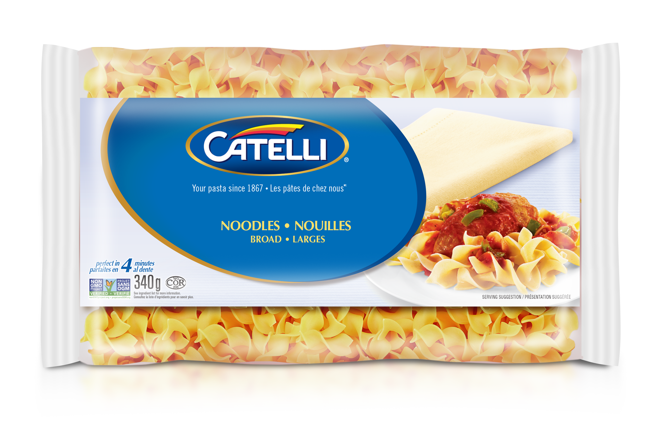 Catelli Classique Nouilles larges et simples