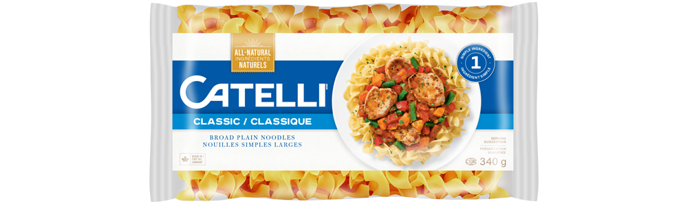 Catelli Classiques Nouilles larges et simples