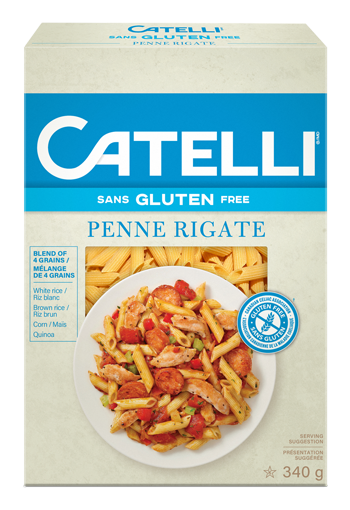 Pâtes sans gluten, Penne