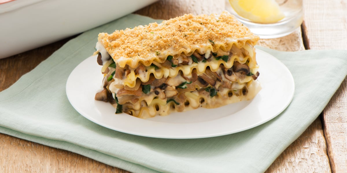 Creamy Chicken and Mushroom Lasagne