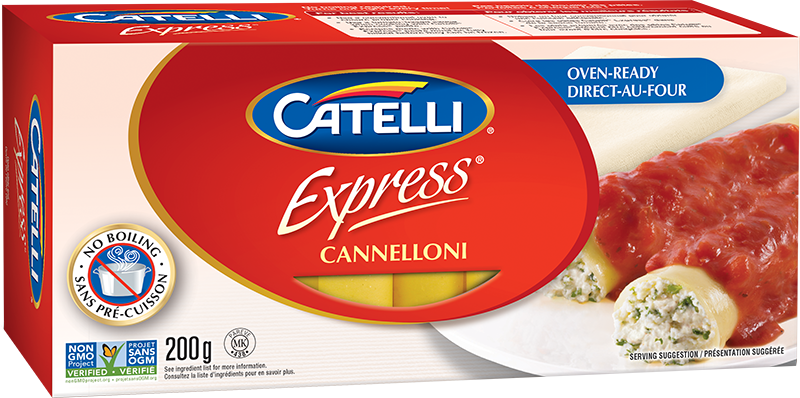 Catelli Express® Cannelloni – OVEN-READY