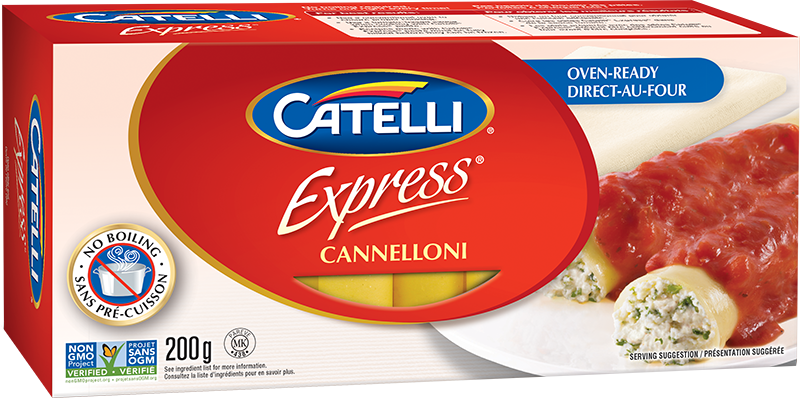 Catelli Express® Cannelloni – OVEN-READY