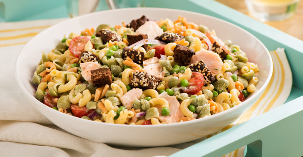 Salmon Pasta Salad with YogurtDill Dressing CATELLI®