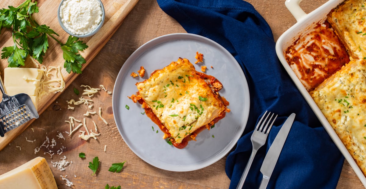 Triple Cheese Lasagne - Catelli Pasta Recipes