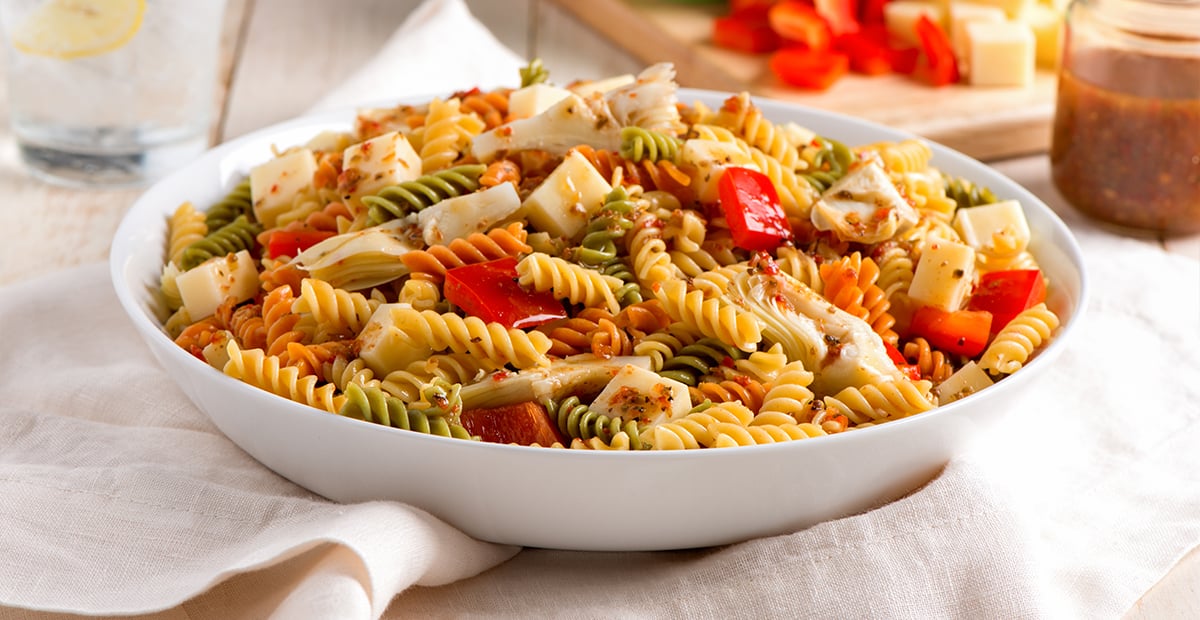 Vegetable Fusilli Pasta Salad Catelli