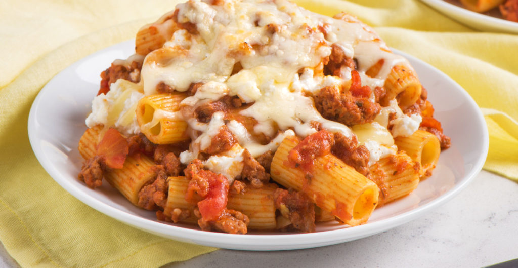 Rigatoni au four L