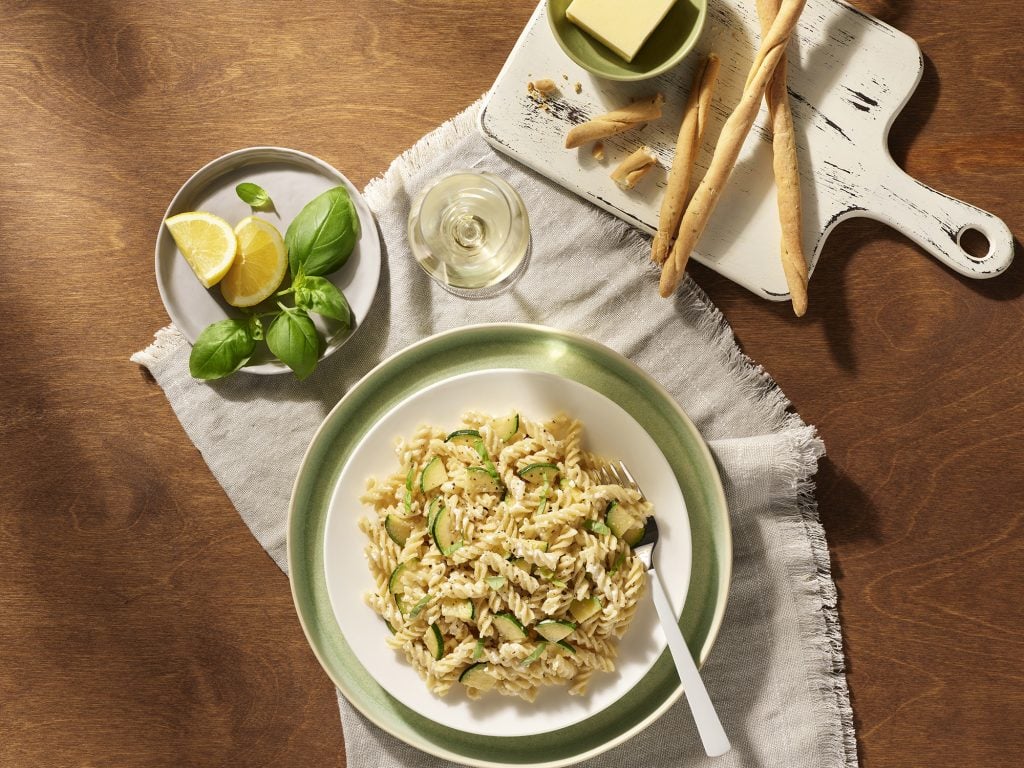 Fuzilli with Zuccini Ricotta Recipe